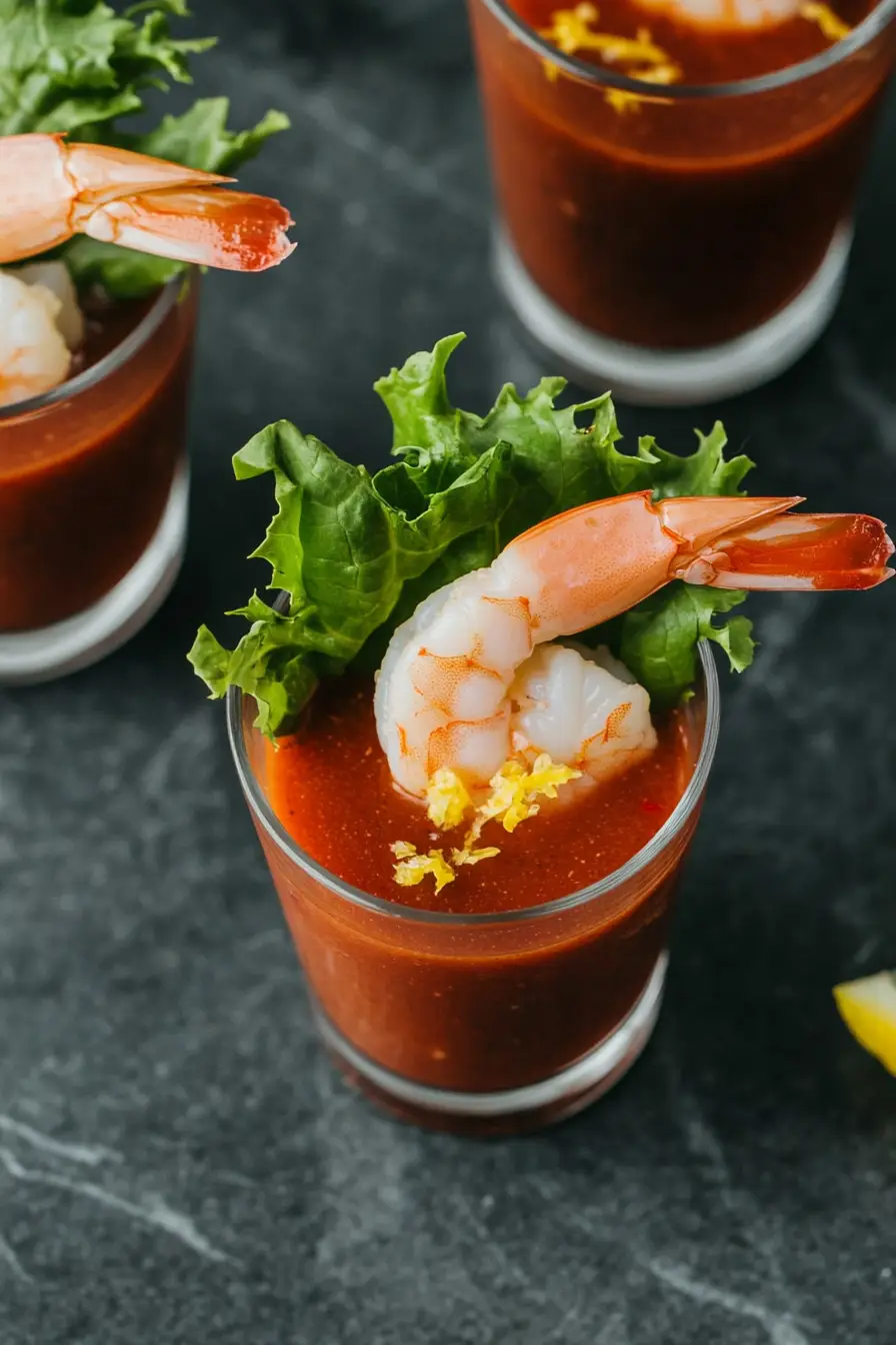 Quick Shrimp Cocktail Shooters