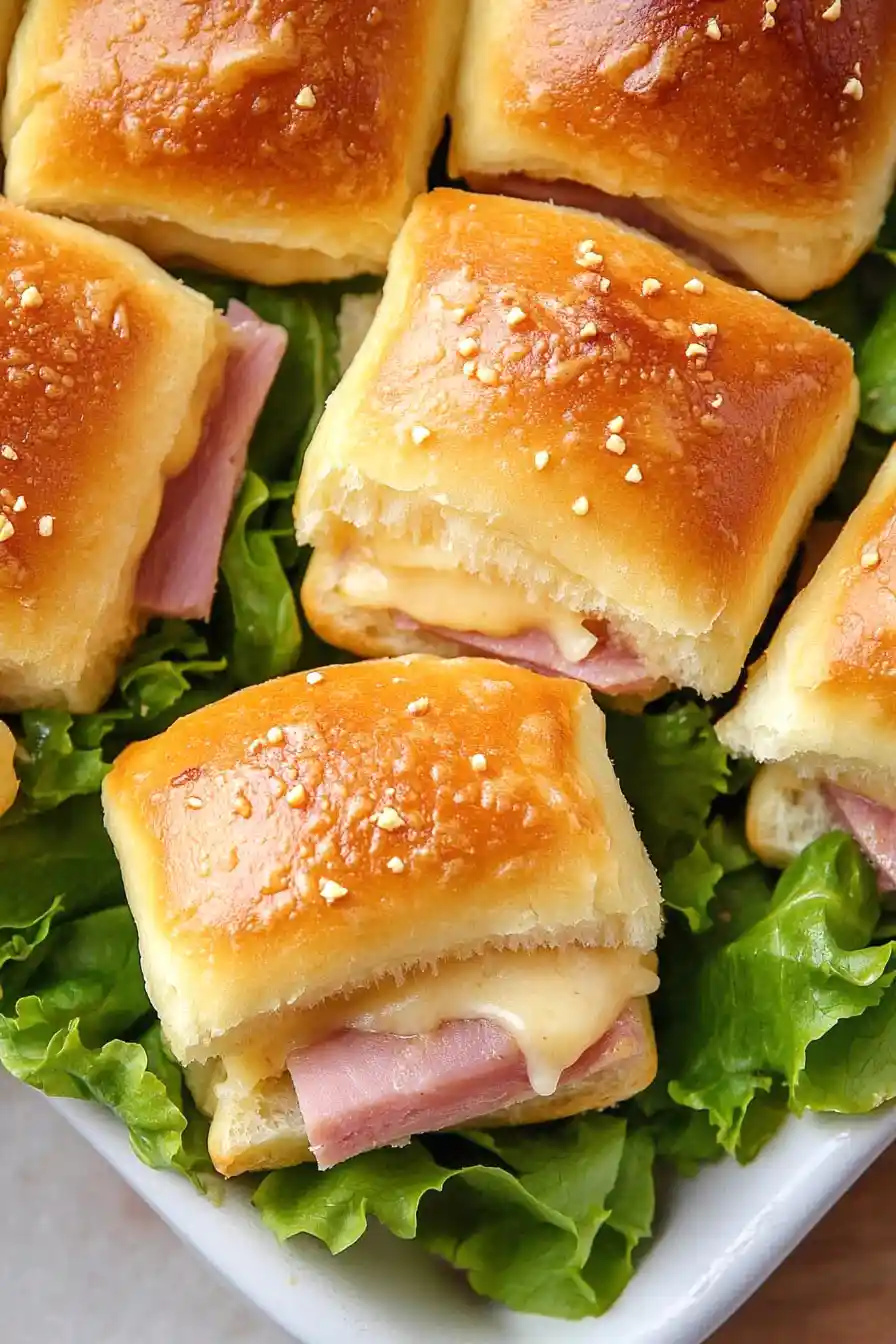 Delicious Smoked Ham and Cheese Sliders