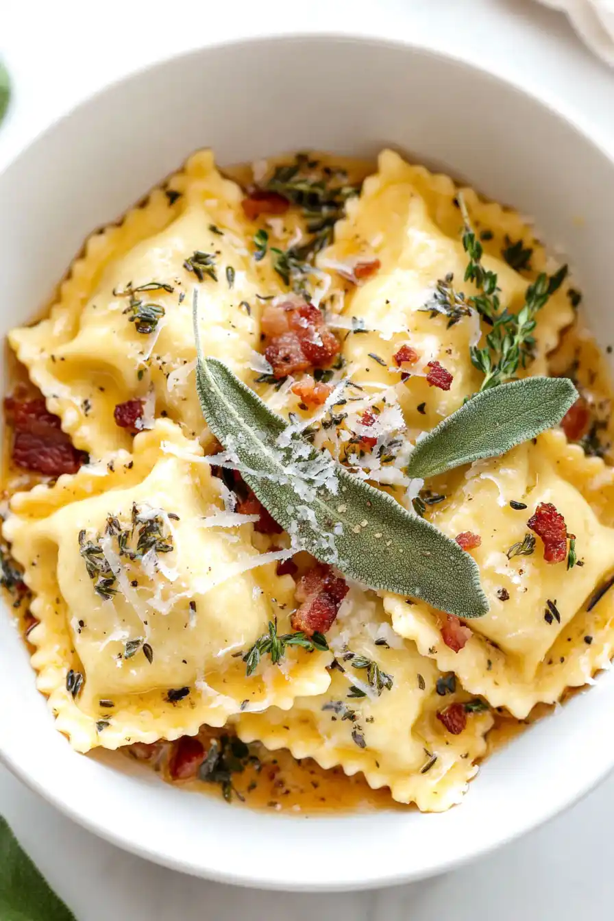 Delicious Keto Butternut Squash Ravioli