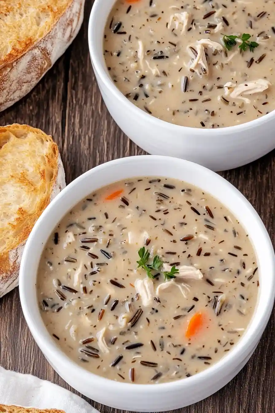 Best Crockpot Chicken Wild Rice Soup