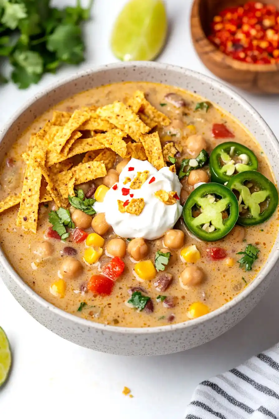 Spicy Vegan White Chili