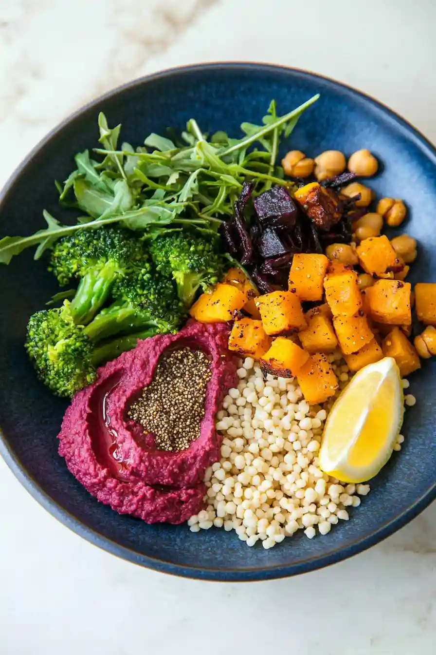 Best Beet Hummus Buddha Bowl