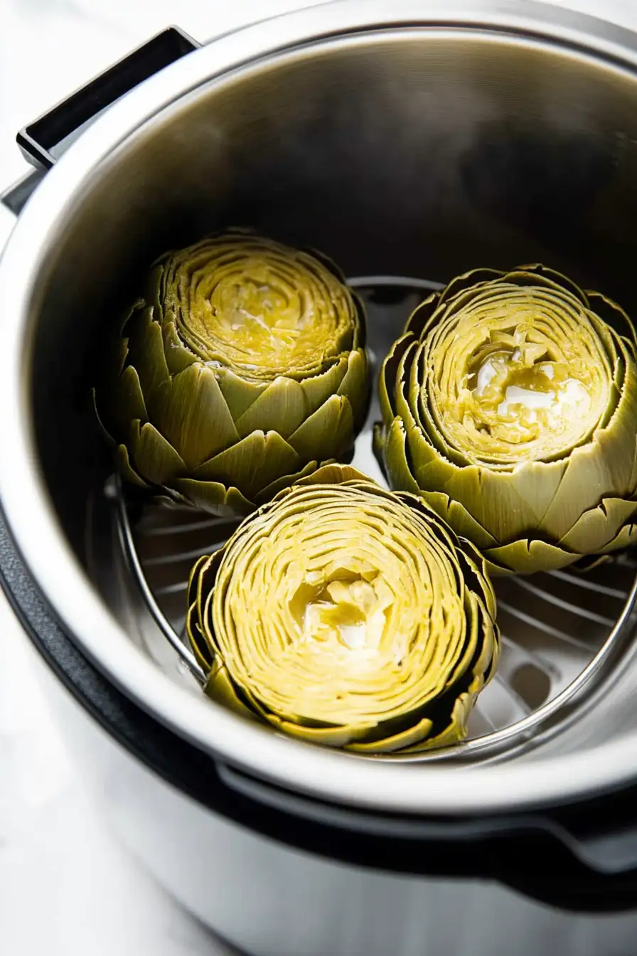 Juicy Instant Pot Artichokes