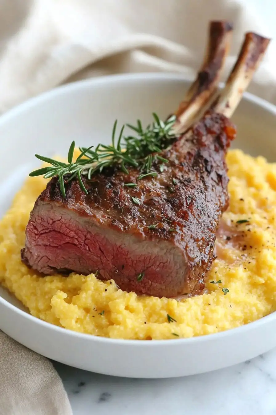 Tasty Rack of Lamb with Horseradish