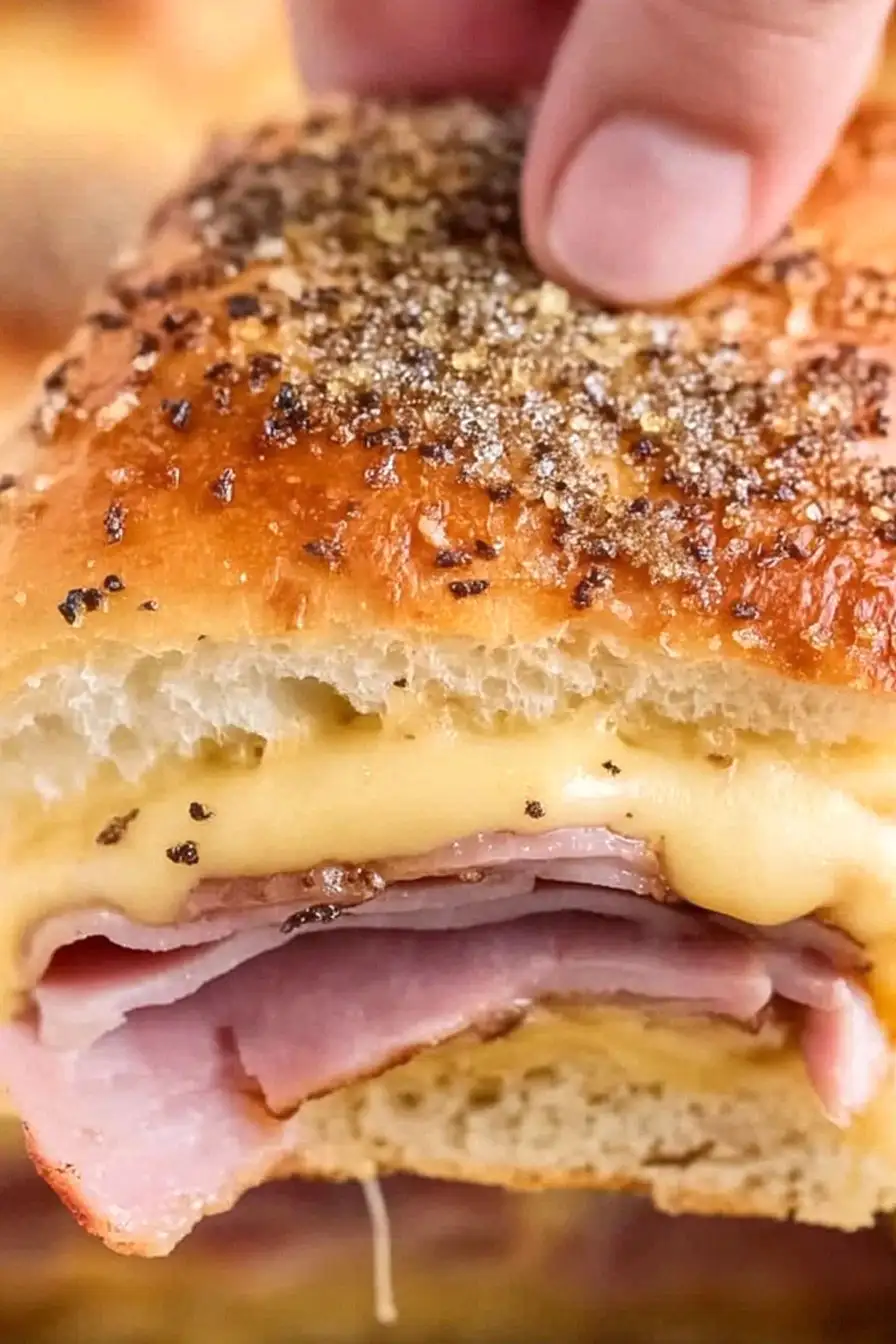 Tasty Brown Sugar Ham and Cheese Sliders