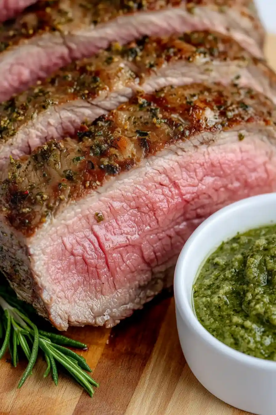 Quick Rack of Lamb with Mint Sauce