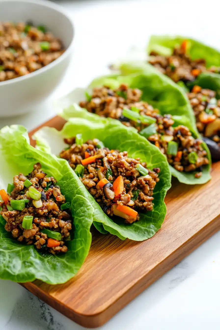 Simple Whole30 Lettuce Wraps