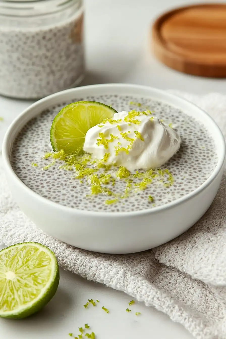 Tasty Key Lime Chia Seed Pudding
