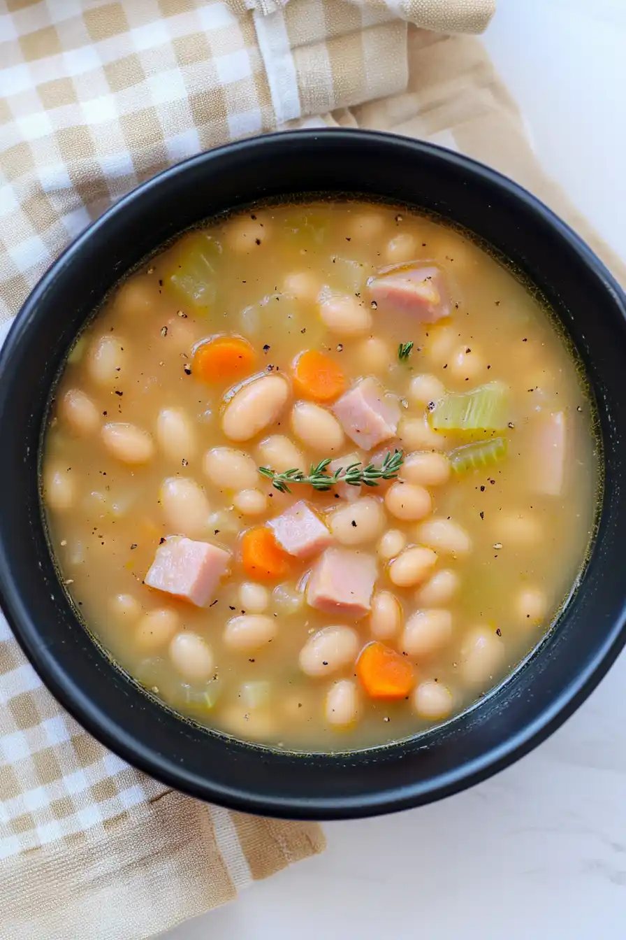 Healthy Instant Pot Ham and Bean Soup