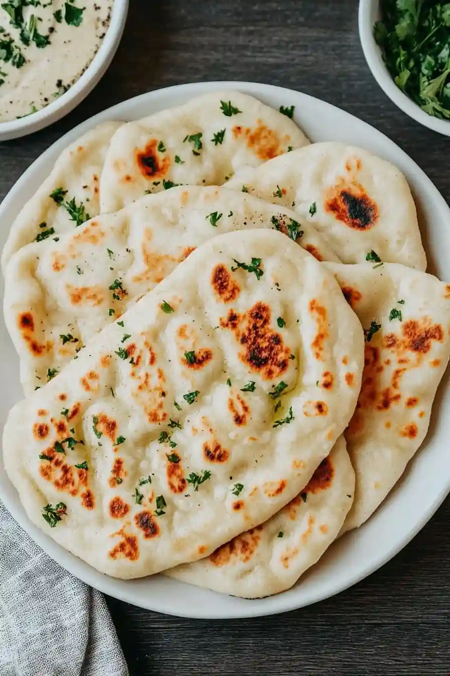 Homemade Vegan Naan