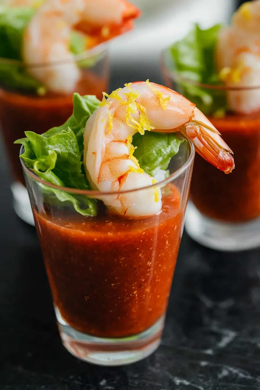 Quick Shrimp Cocktail Shooters