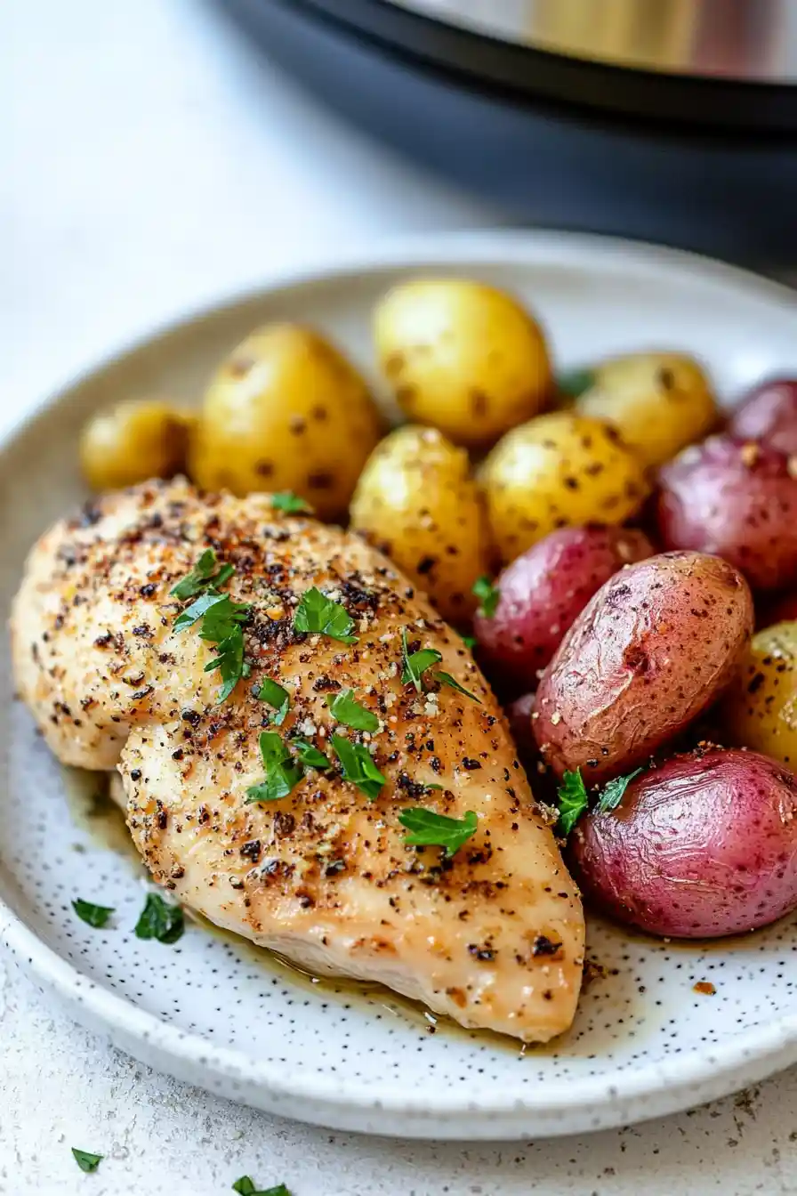 Savory Instant Pot Chicken and Potatoes