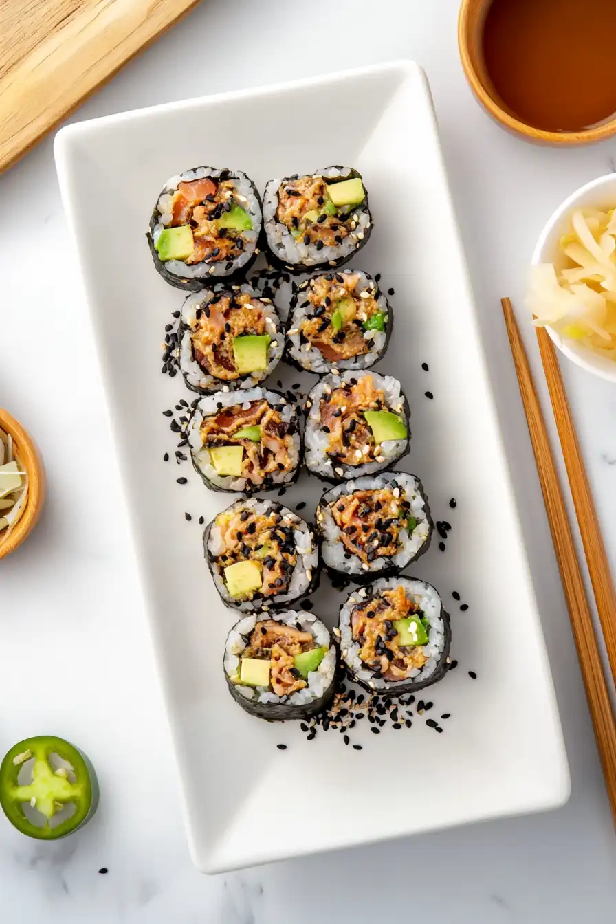Delicious Canned Tuna Sushi Rolls