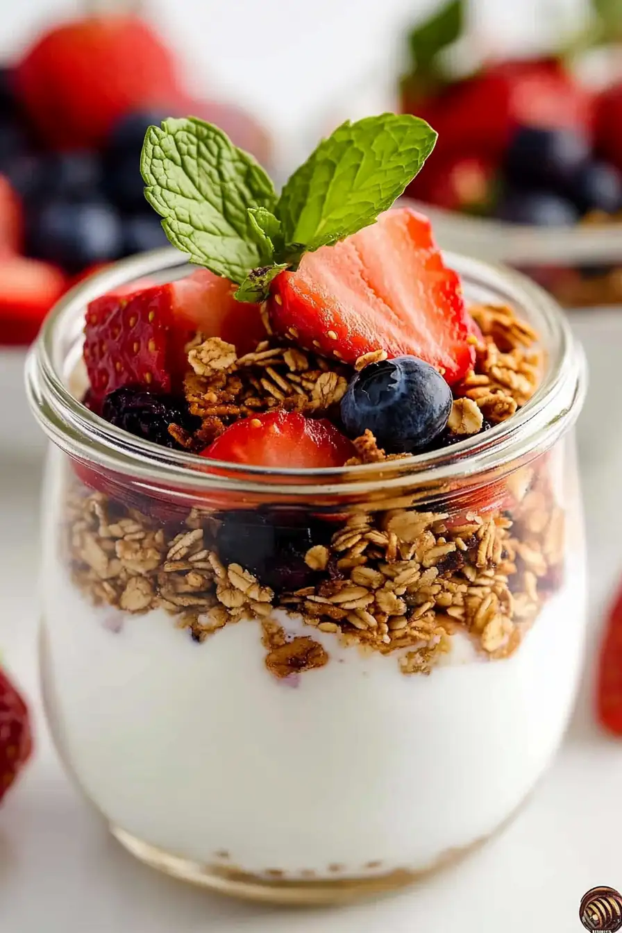 High Protein Greek Yogurt Parfait