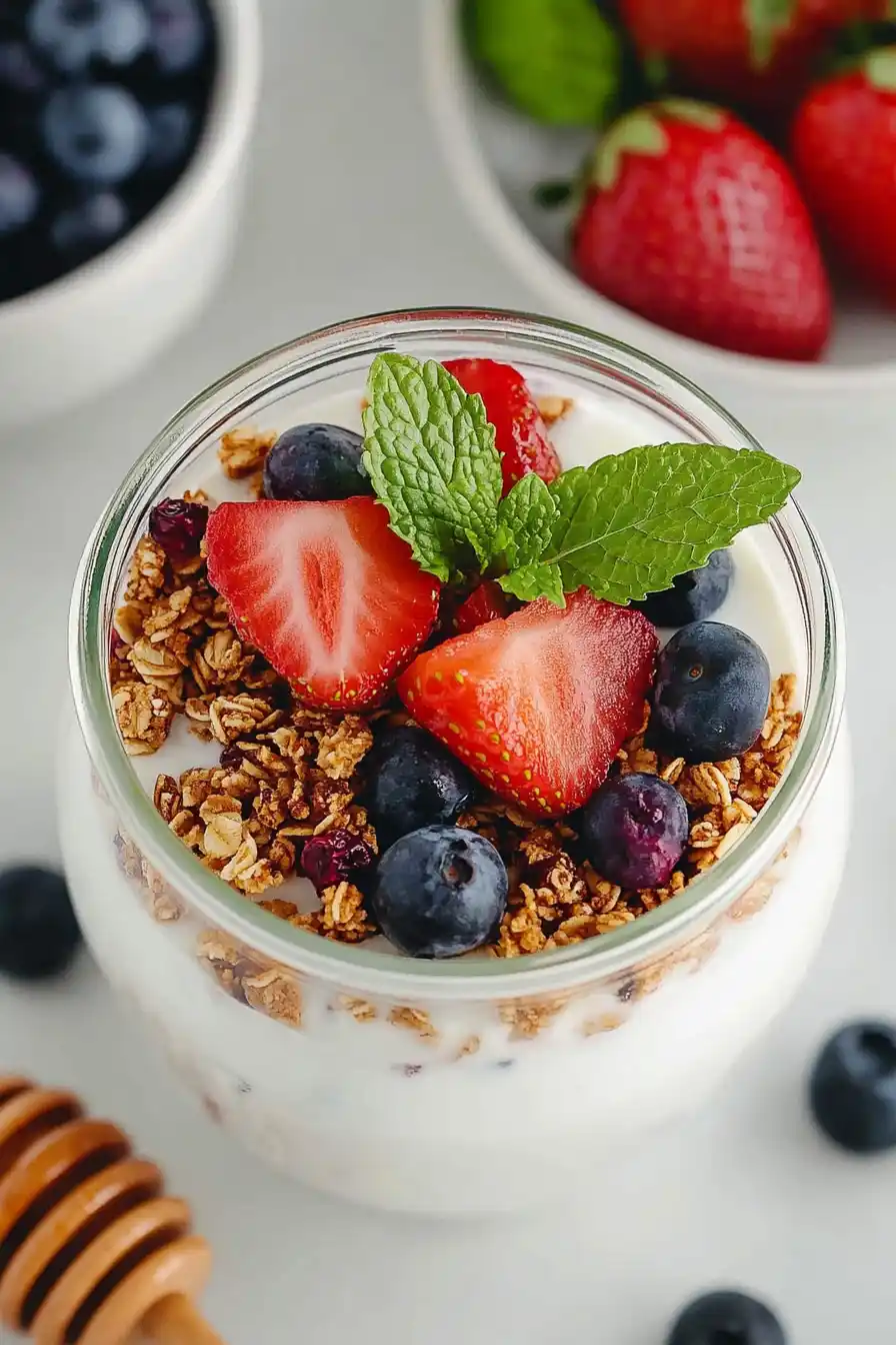 High Protein Greek Yogurt Parfait