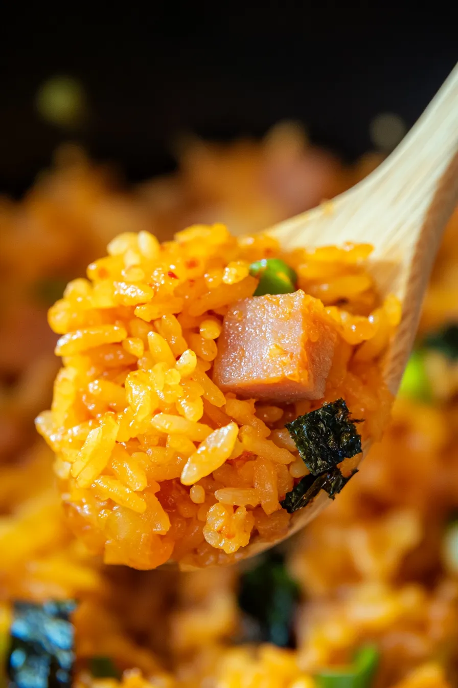 Easy Rice Cooker Kimchi Fried Rice