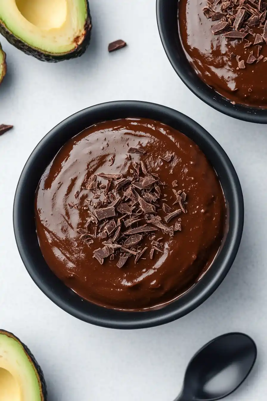 Tasty Vegan Chocolate Avocado Mousse