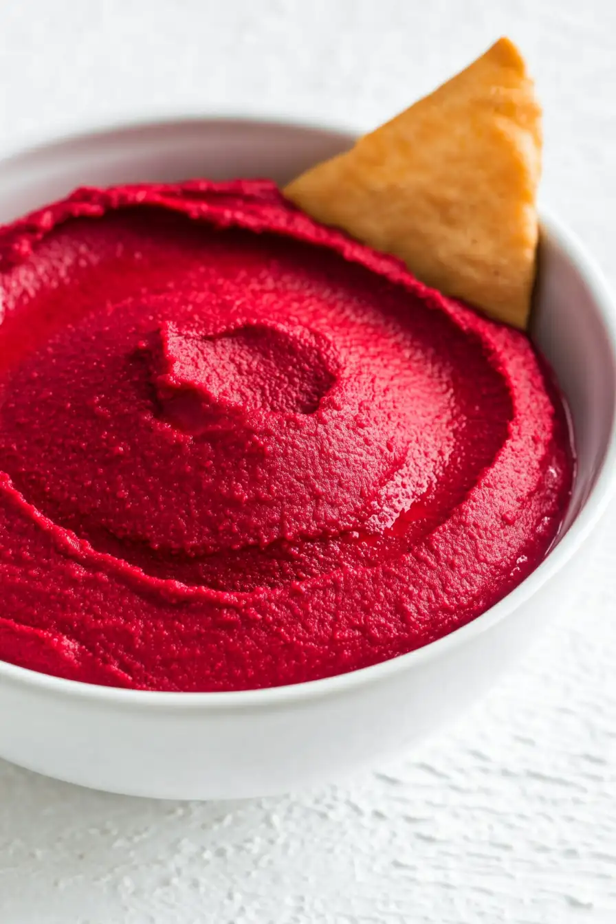 Savory Beet and Lentil Hummus