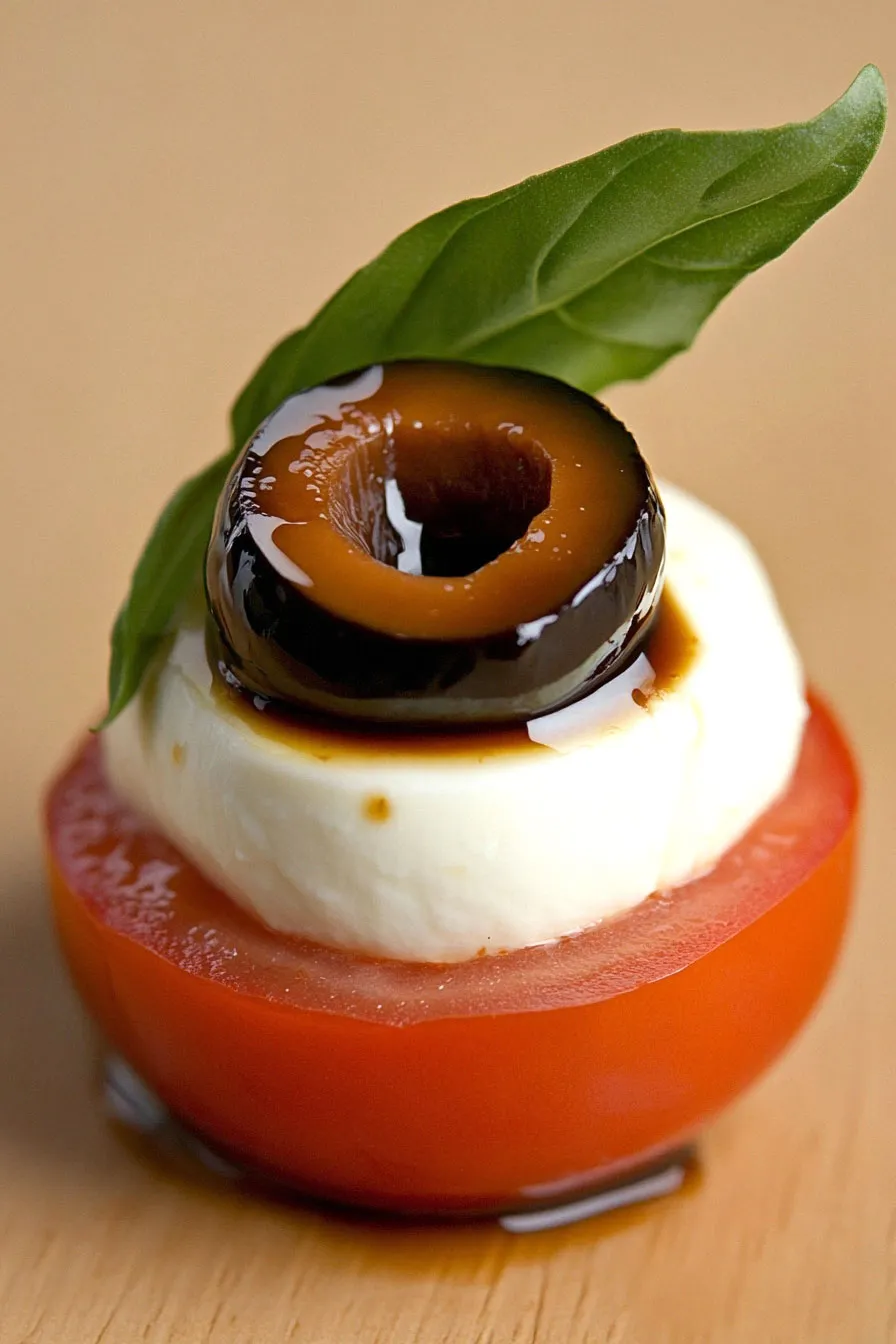 Easy Eyeball Caprese Salad