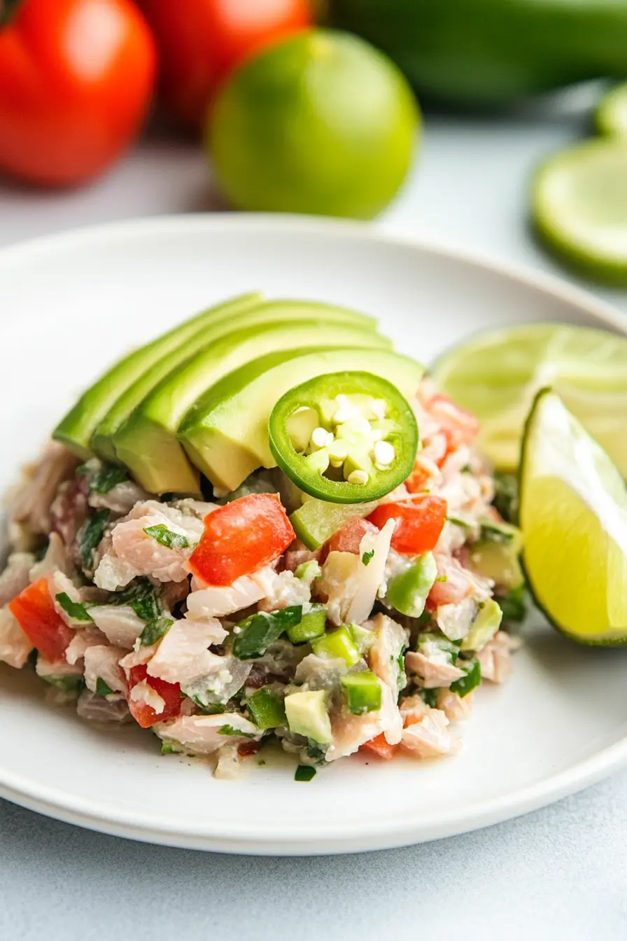 Healthy Canned Tuna Ceviche