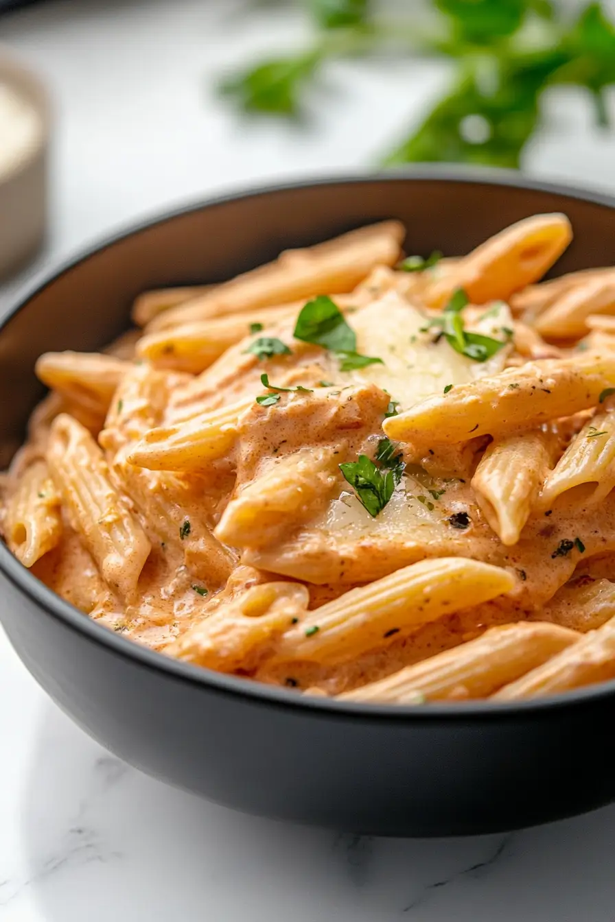 Quick Pink Sauce Pasta Without Vodka