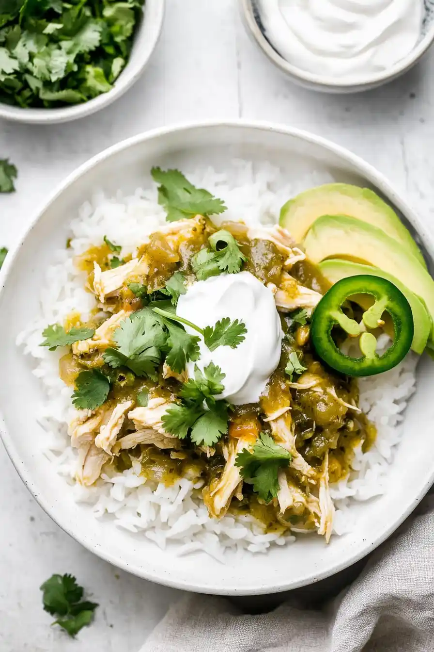 Best Crockpot Salsa Verde Chicken