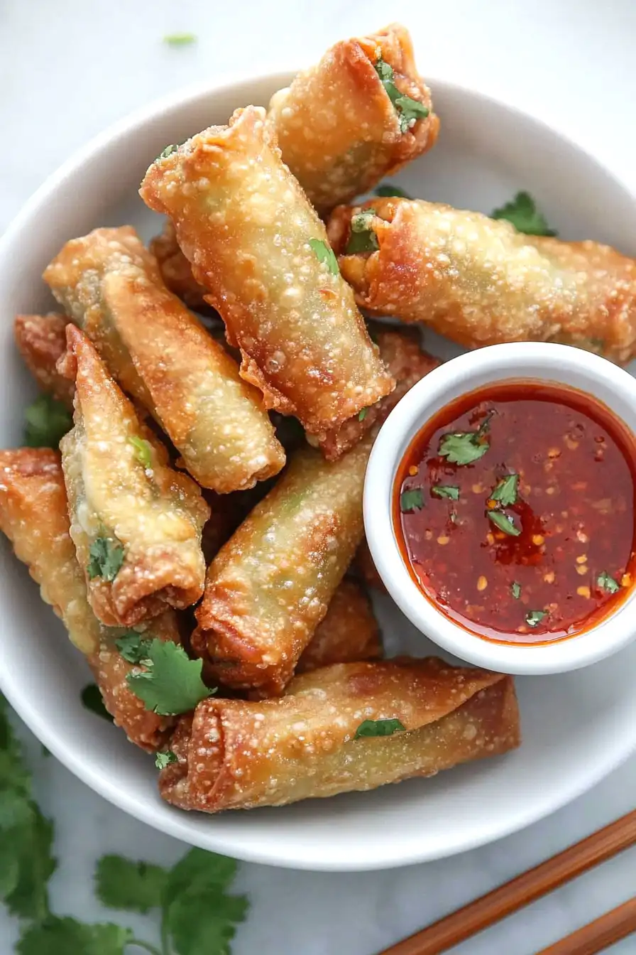 Stuffed Vegan Egg Rolls