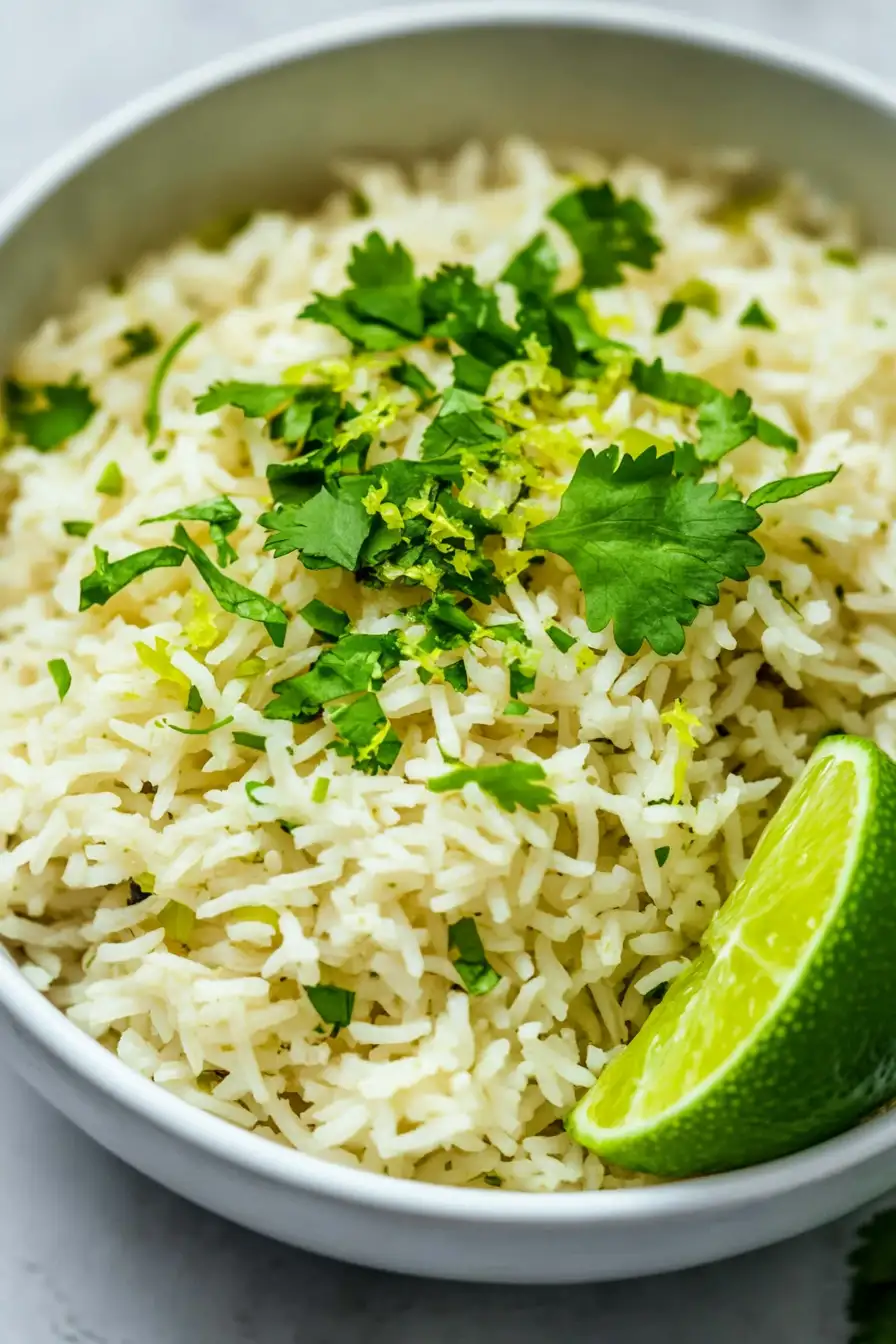 Zesty Rice Cooker Cilantro Lime Rice