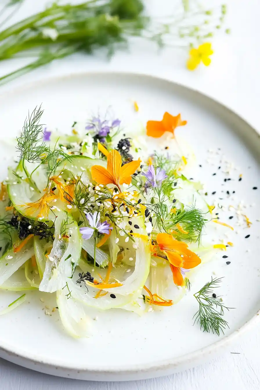 Quick Kohlrabi and Fennel Salad