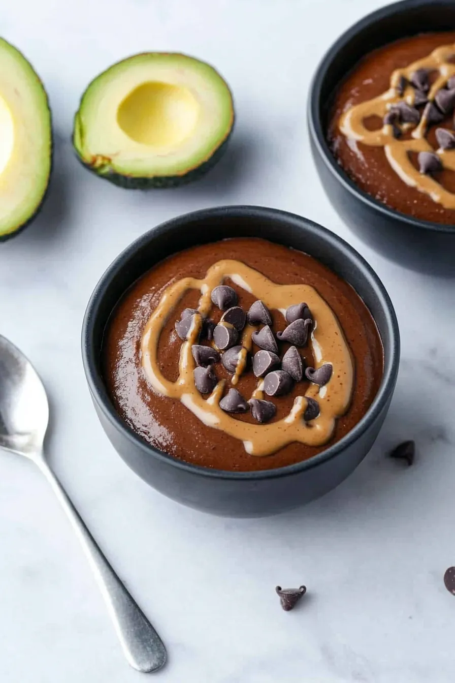 Best Peanut Butter Chocolate Avocado Mousse
