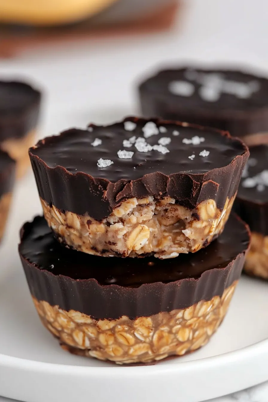 Decadent Dark Chocolate Oatmeal Cups