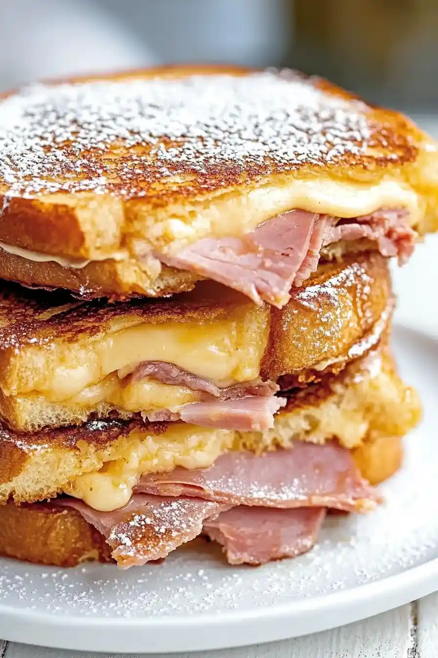 Easy Leftover Ham Monte Cristo