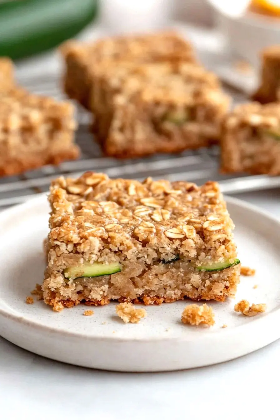 Nutritious Oatmeal Zucchini Bars