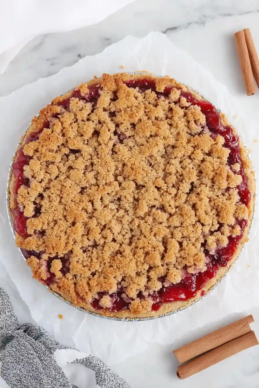 Juicy Cherry Pie with Graham Cracker Crust