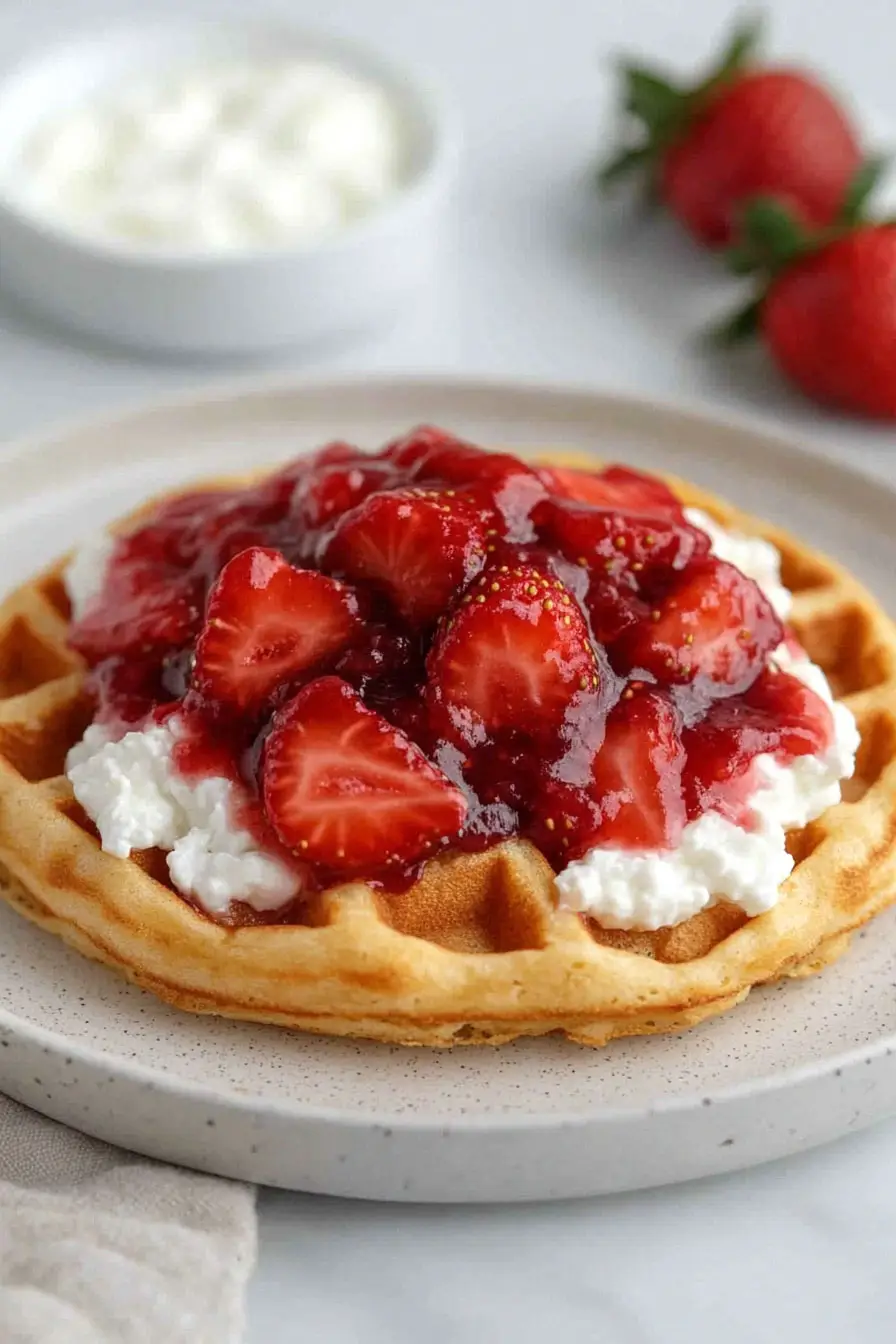 Savory Cottage Cheese Chaffles