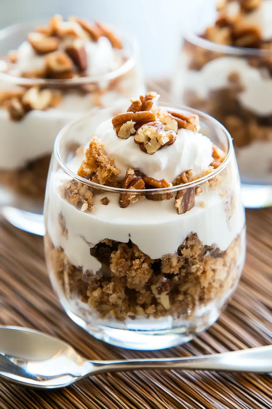 Tasty Carrot Cake Yogurt Parfait