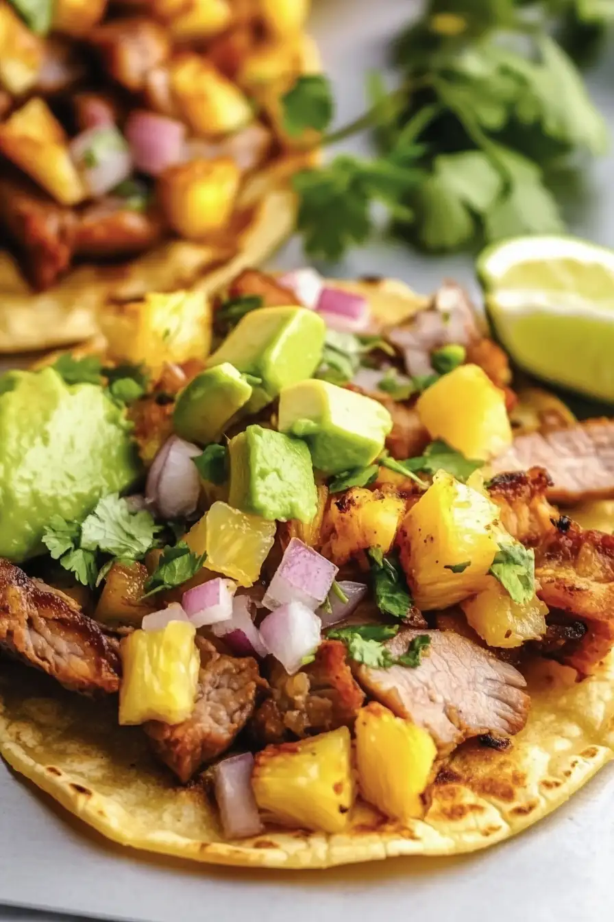 Flavorful Pork Shoulder Al Pastor