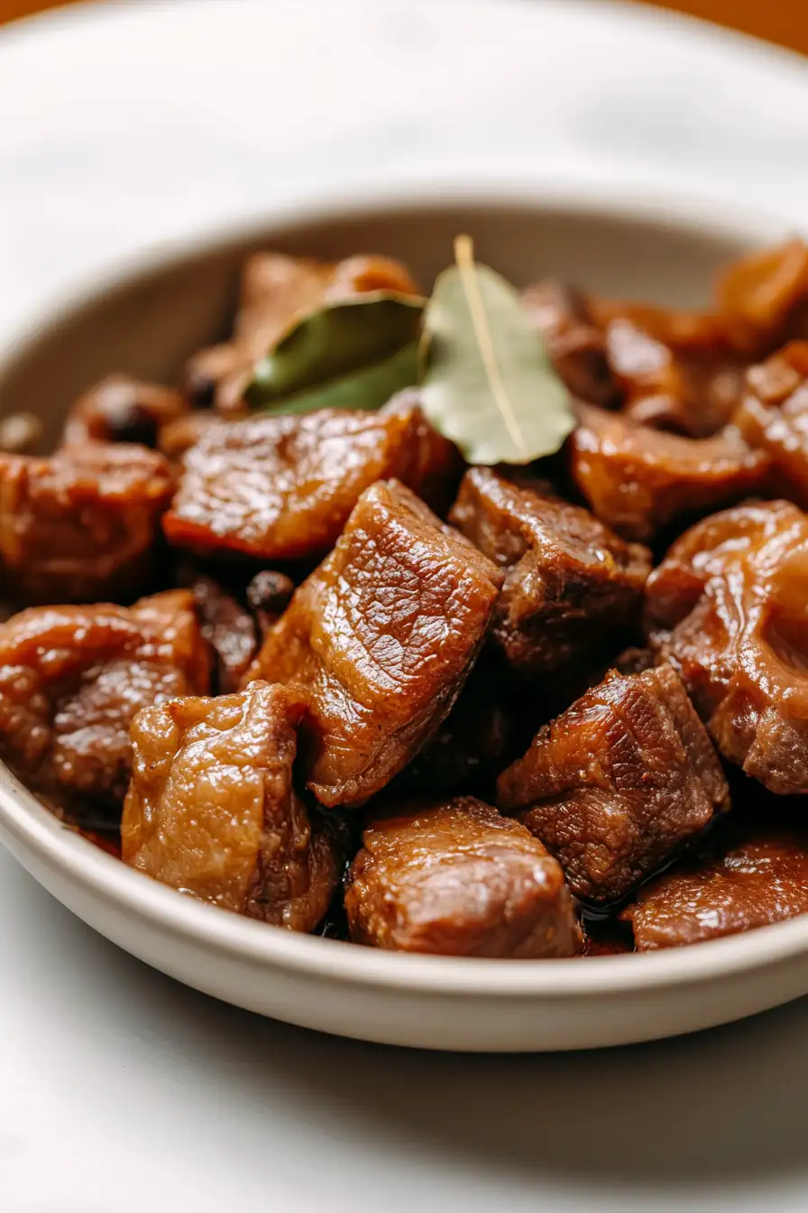 Authentic Pork Belly Adobo