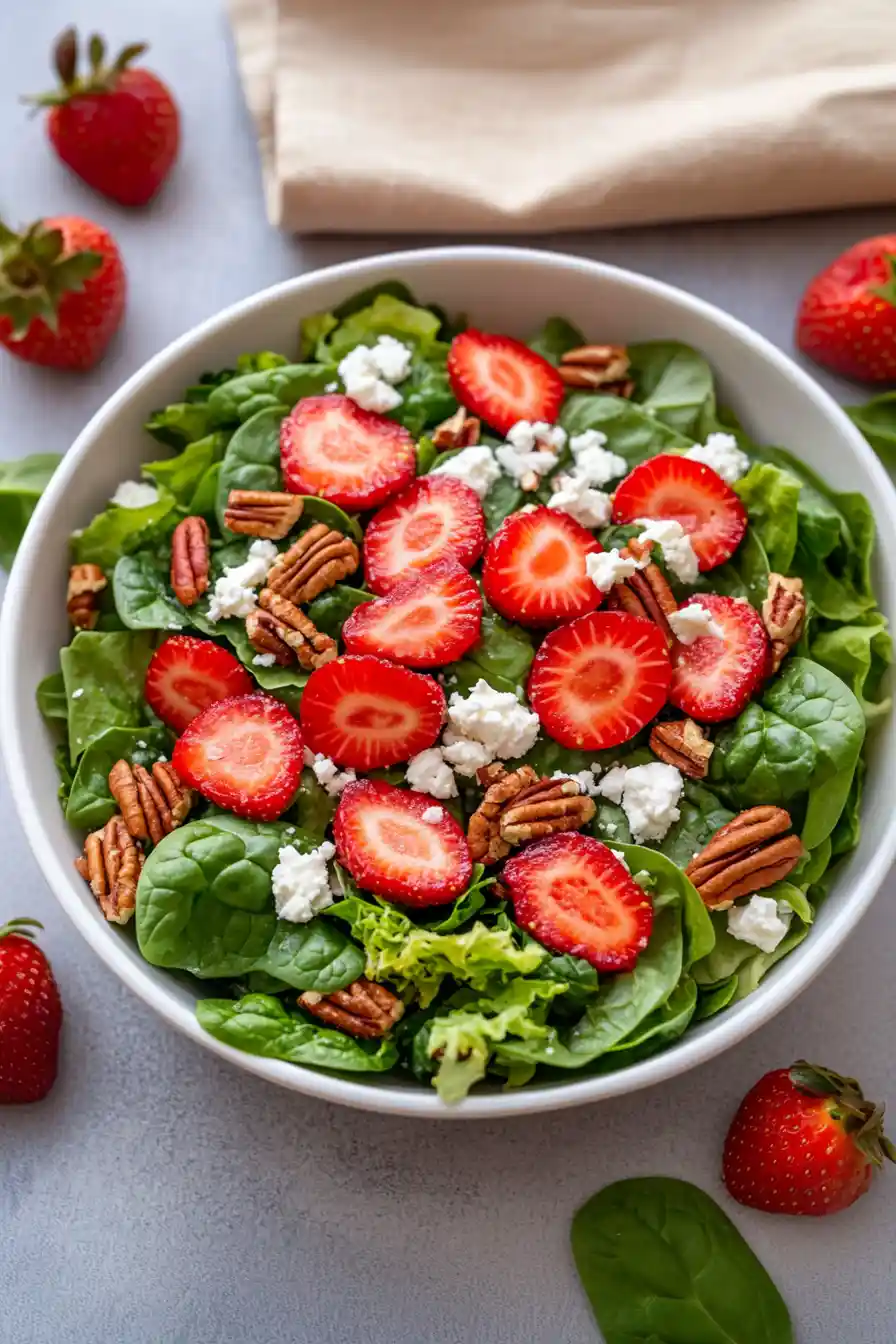 Juicy Easter Strawberry Spring Salad