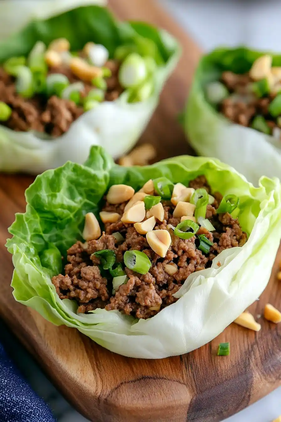 Healthy Ground Venison Lettuce Wraps