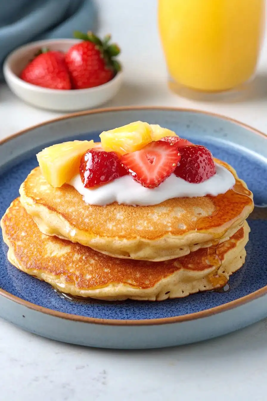Healthy Bisquick Yogurt Pancakes