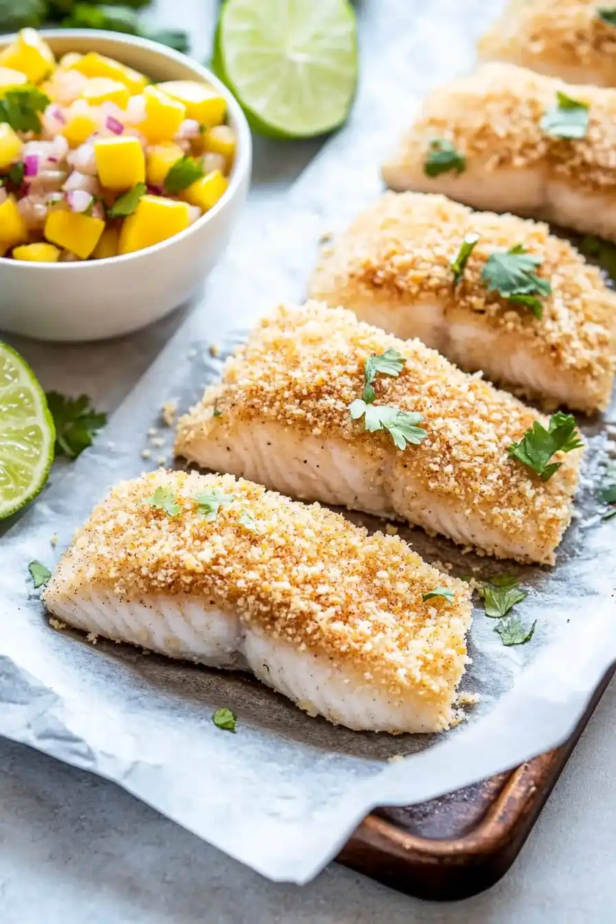 Juicy Macadamia Crusted Mahi Mahi