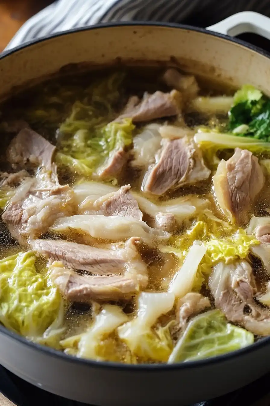 Healthy Pork Belly Hot Pot