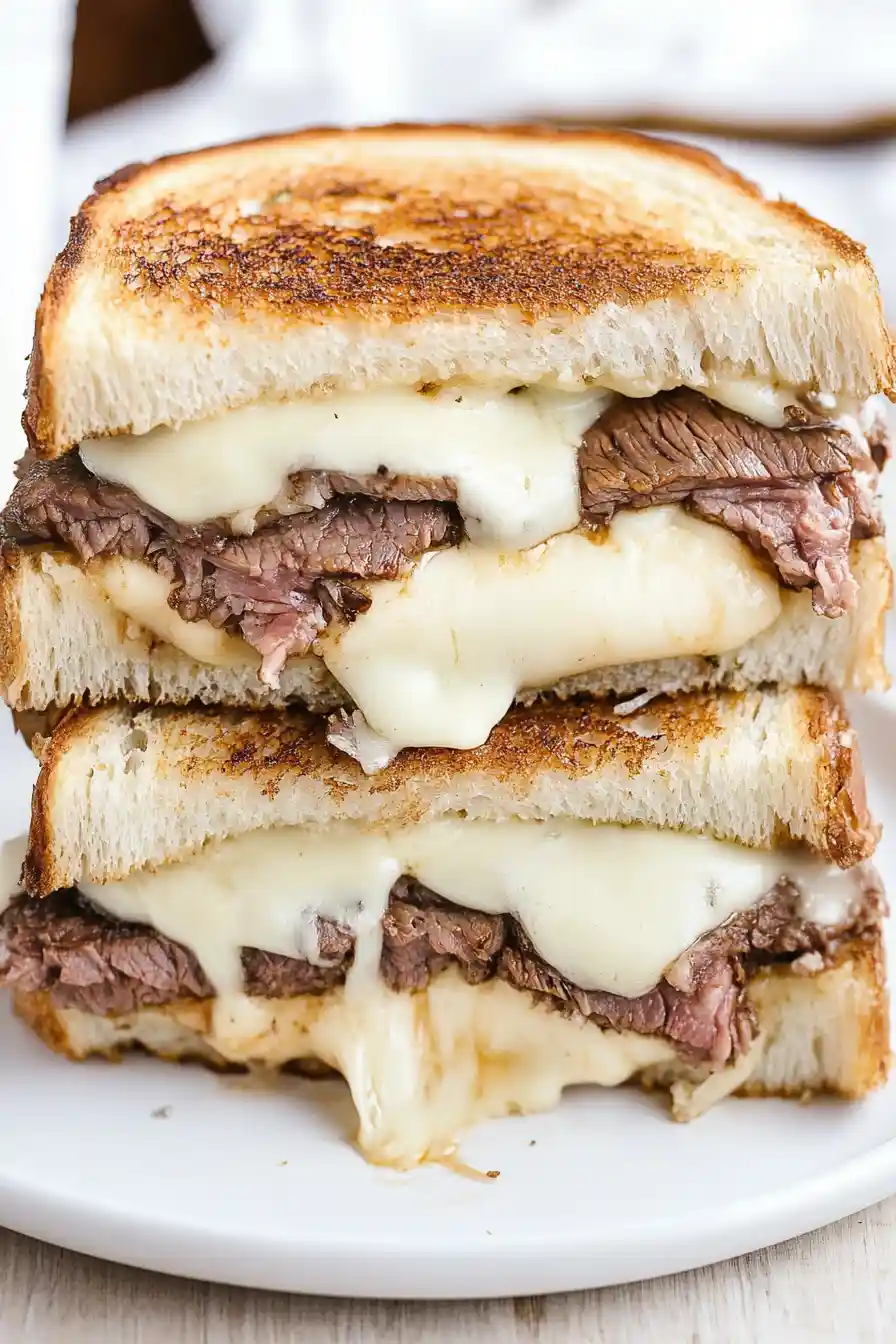Easy Skirt Steak Grilled Cheese