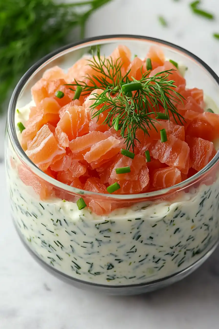 Easy Smoked Salmon Verrines