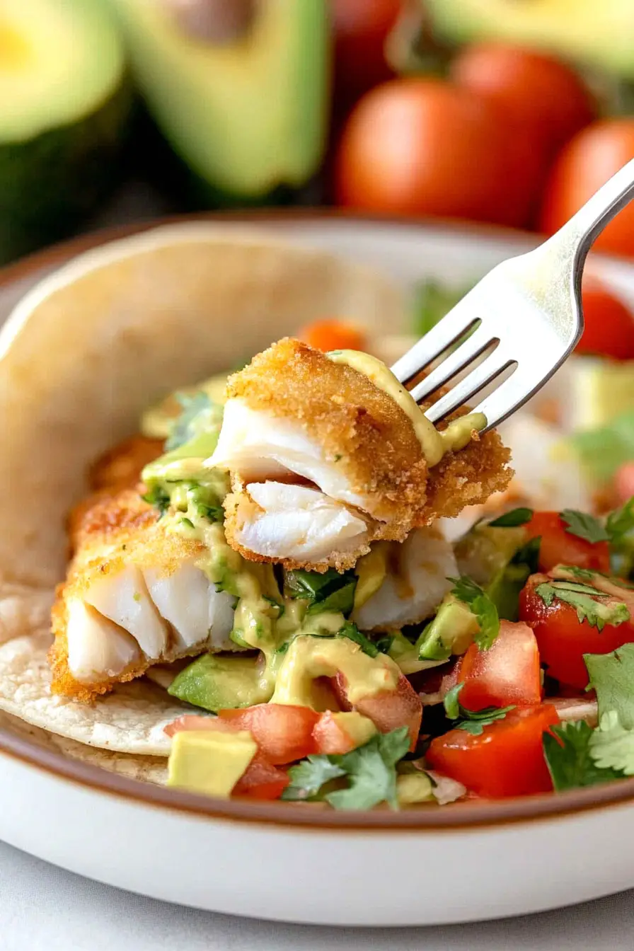 Spicy Flounder Fish Tacos