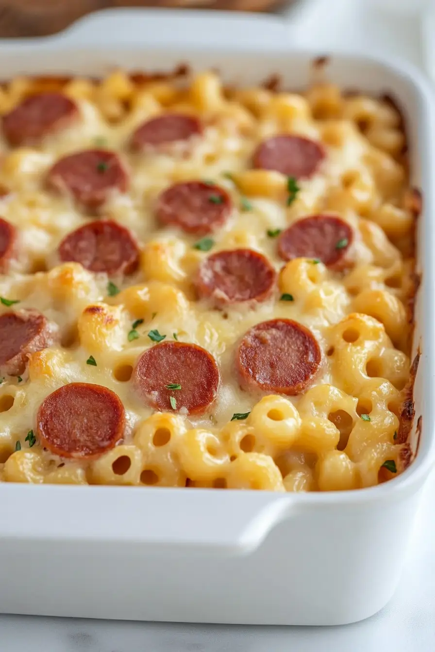 Tasty Hot Dog Mac and Cheese