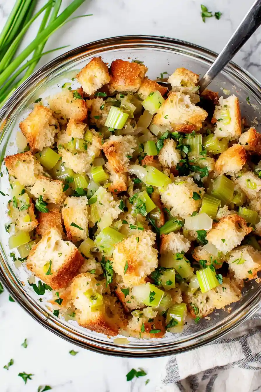 Healthy Leek Stuffing