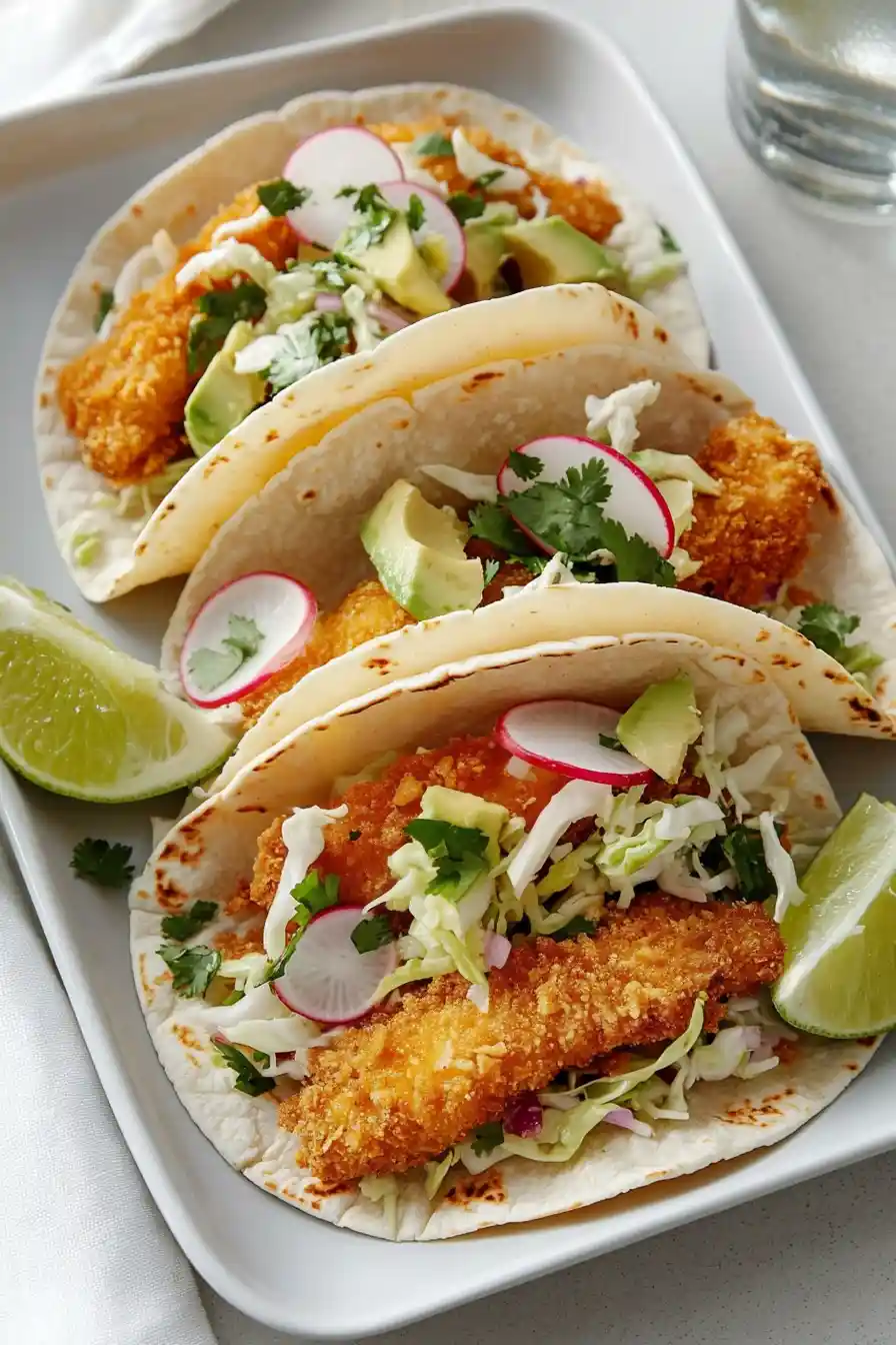 Flavored Catfish Tacos