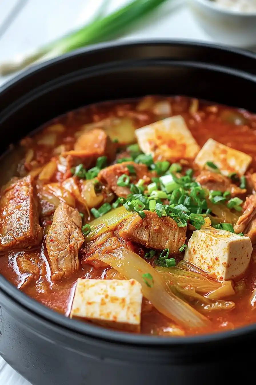 Best Pork Belly Kimchi Stew